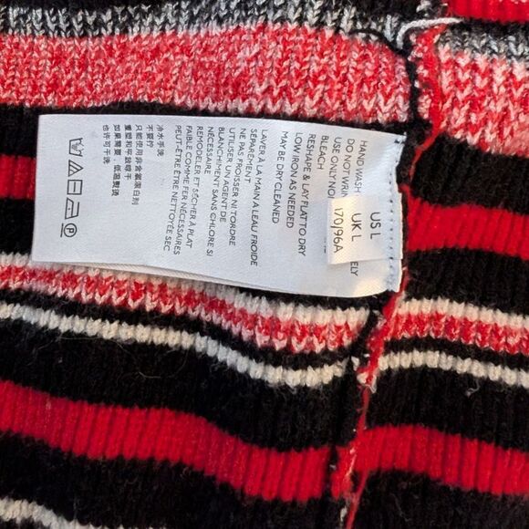 Zip up marled sweater size L - Picture 7 of 8